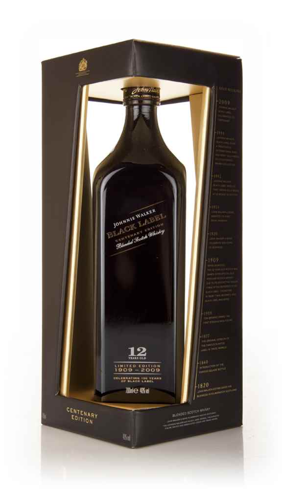 Johnnie Walker Black Label 12 Year Old 100th Anniversary Edition Scotch Whisky | 700ML