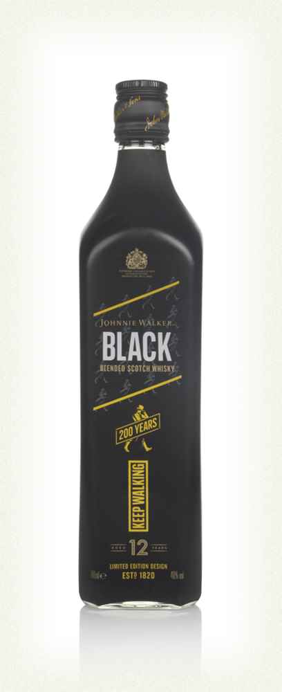 Johnnie Walker Black Label 12 Year Old - 200 Years Limited Edition Blended Whiskey | 700ML