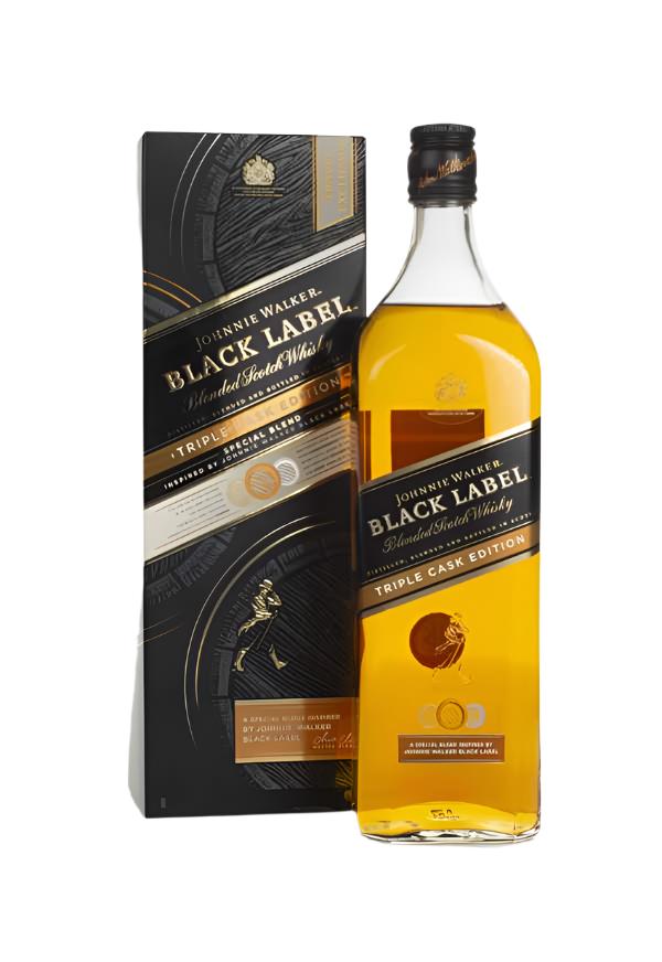 [BUY] Johnnie Walker Black Triple Cask Blended Whiskey 1L at