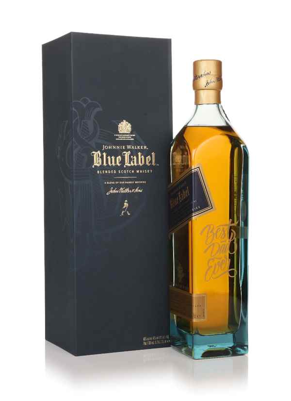 Johnnie Walker Blue Label 'Best Dad Ever' Engraved Bottle Scotch Whisky | 700ML