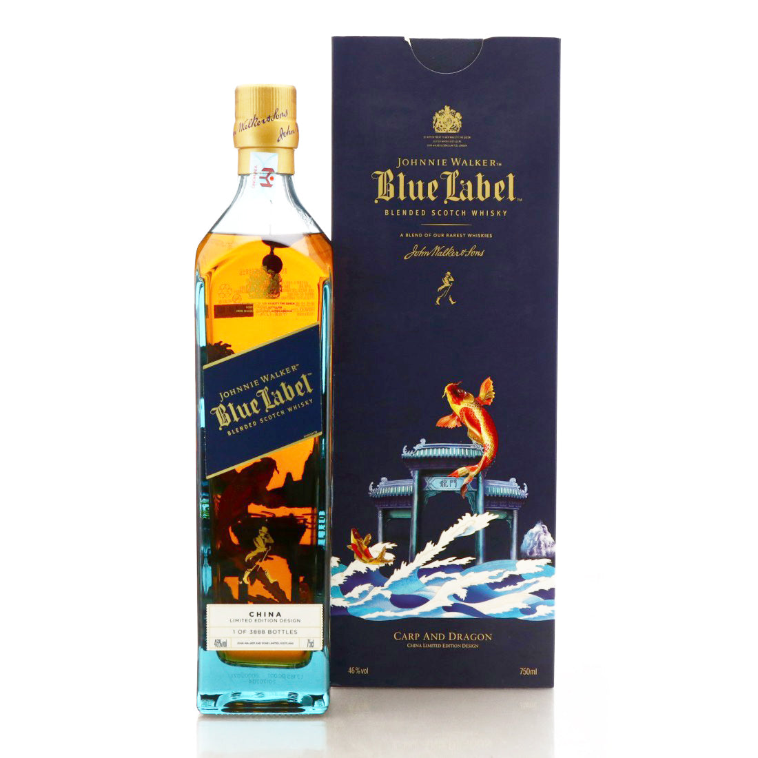 Johnnie Walker Blue Label Carp And Dragon (China Edition) Whisky at CaskCartel.com