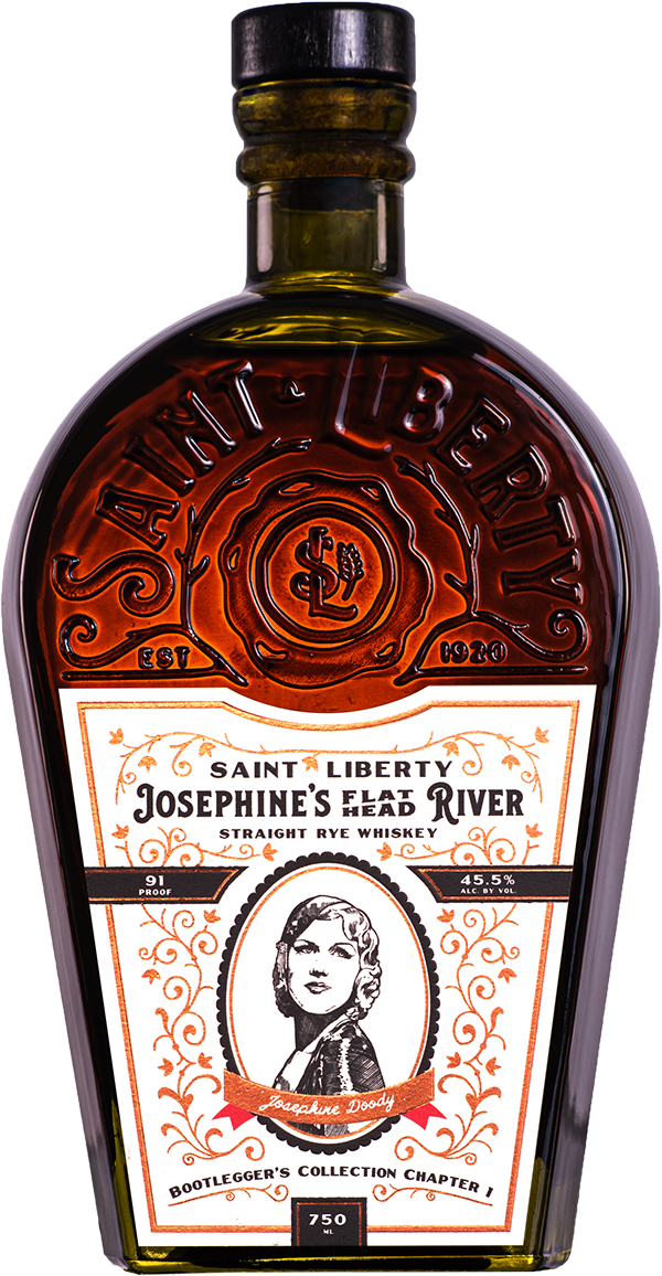 Saint Liberty Josephine's Flat Head River Straight Rye Whiskey