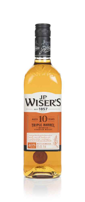 J.P. Wiser's 10 Year Old Triple Barrel Whisky | 700ML at CaskCartel.com
