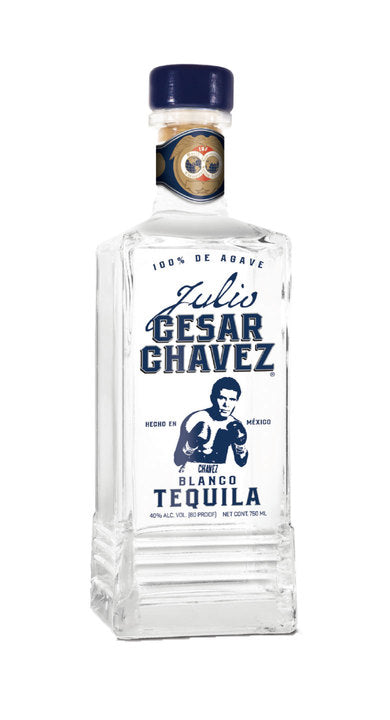 Julio Cesar Chavez Blanco Tequila