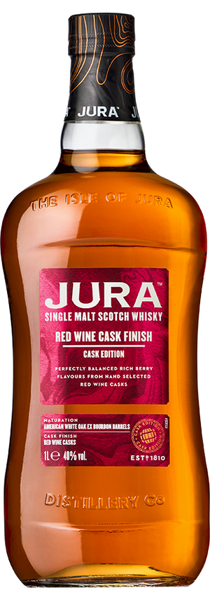 Jura Red Wine Cask Finish Scotch Whisky | 700ML at CaskCartel.com
