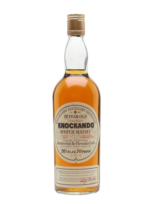 Knockando 1964 12 Year Old Bot.1977 Speyside Single Malt Scotch Whisky | 700ML at CaskCartel.com