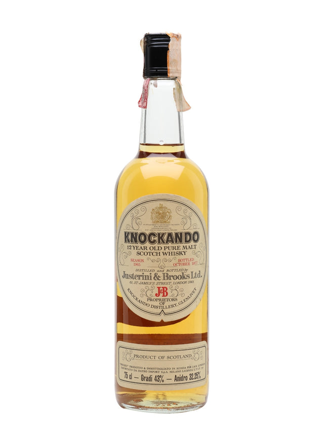 Knockando 1965 12 Year Old Bot.1977 Speyside Single Malt Scotch Whisky | 700ML at CaskCartel.com
