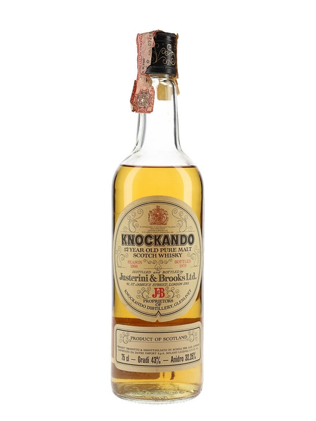 Knockando 1966 12 Year Old Bot.1978 Speyside Single Malt Scotch Whisky | 700ML at CaskCartel.com
