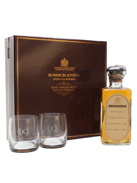 Knockando Extra Old Reserve Glass Pack Speyside Single Malt Scotch Whisky | 700ML at CaskCartel.com