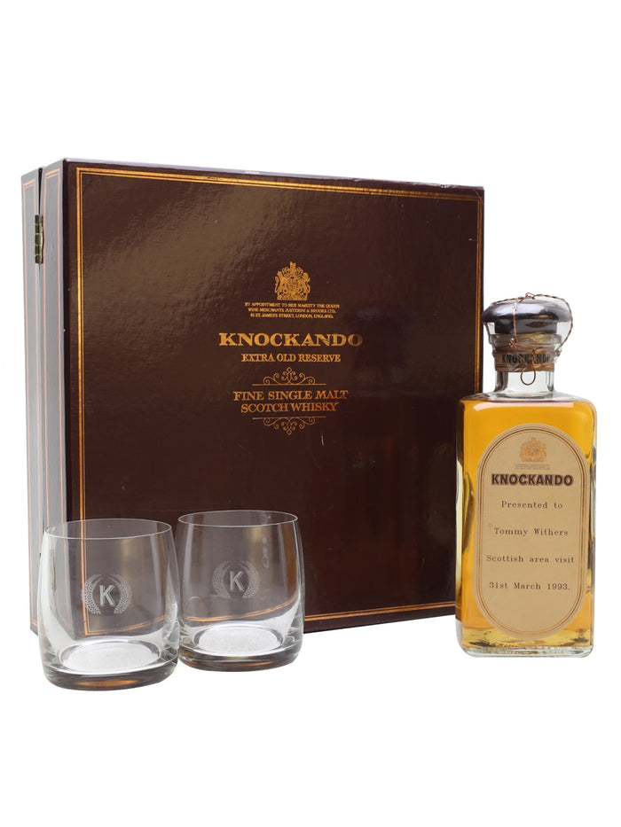 Knockando Extra Old Reserve Glass Pack Speyside Single Malt Scotch Whisky | 700ML