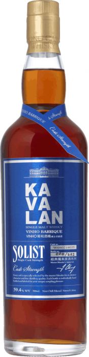 Kavalan Solist Vinho Barrique Cask Strength Single Malt Whisky - CaskCartel.com