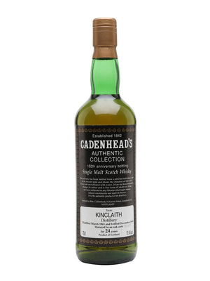 Kinclaith 1965 24 Year Old Cadenhead's Lowland Single Malt Scotch Whisky | 700ML at CaskCartel.com