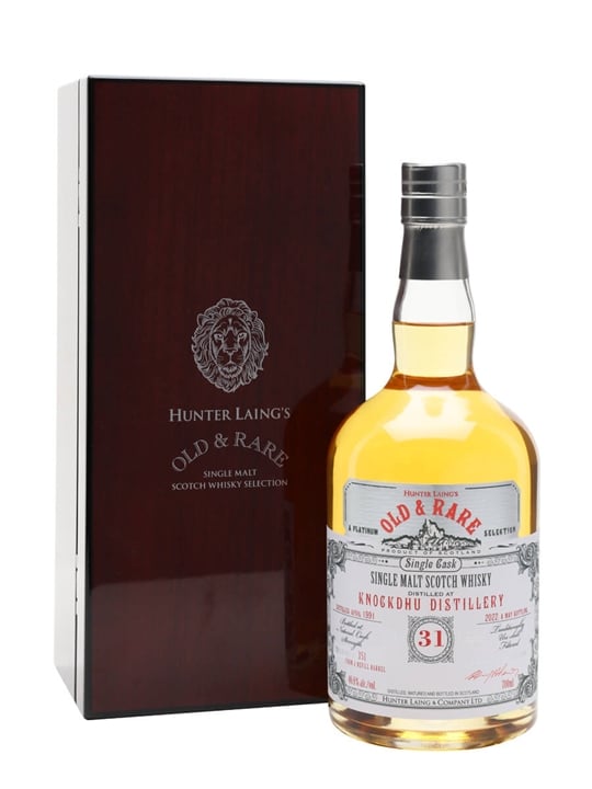 Knockdhu 31 Year Old (D.1991, B.2022) Hunter Laing’s Old & Rare Scotch Whisky | 700ML at CaskCartel.com