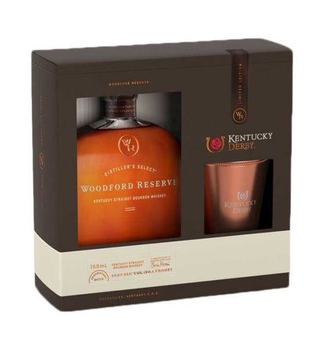 Woodford Reserve Kentucky Derby Straight Bourbon Whiskey Gift Set - CaskCartel.com