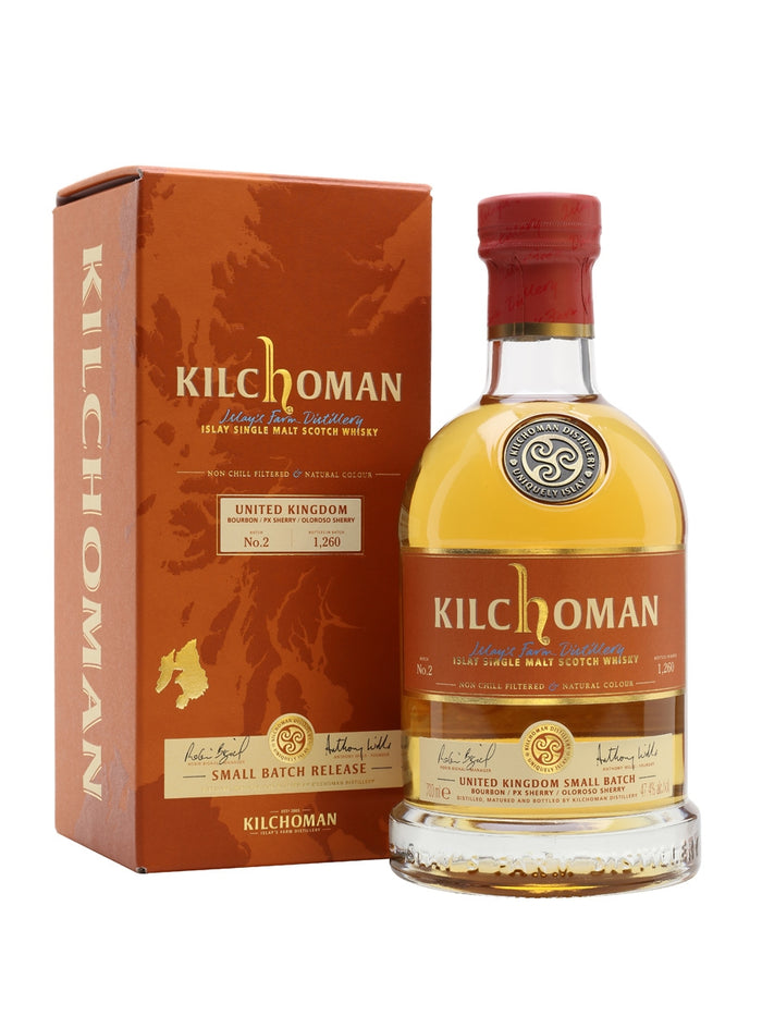 Kilchoman UK Small Batch Batch 2 Islay Single Malt Scotch Whisky | 700ML