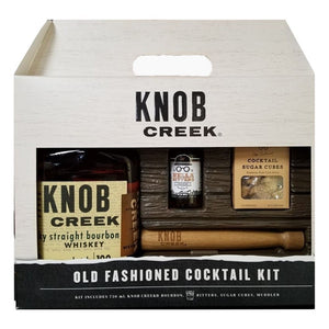 Knob Creek Straight Bourbon Whiskey W/Old Fashioned Cocktail Kit - CaskCartel.com