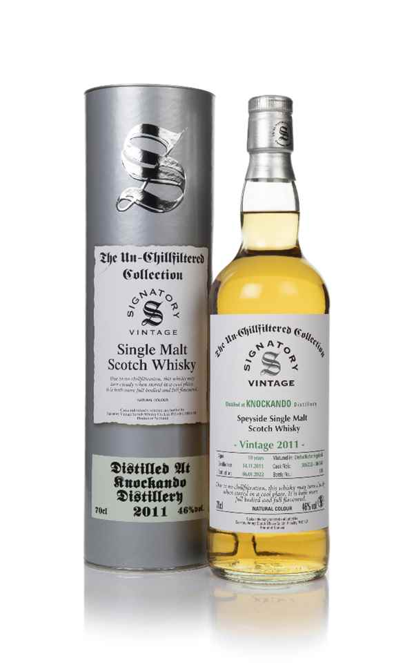 Knockando 10 Year Old 2011 (casks 306232 & 306248) - Un-Chillfiltered Collection (Signatory) Scotch Whisky | 700ML