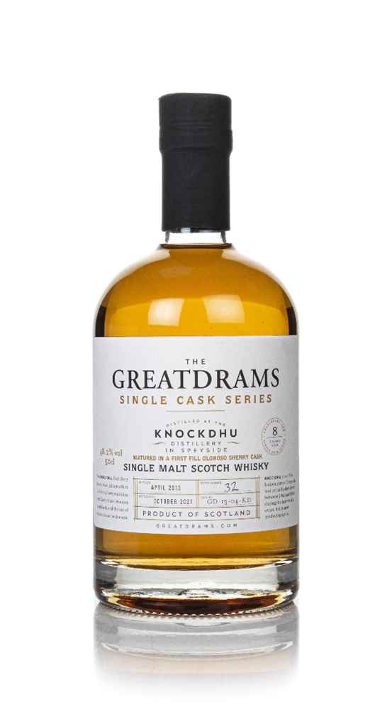 Knockdhu 8 Year Old 2013 - Single Cask Series (GreatDrams) Whisky | 500ML at CaskCartel.com