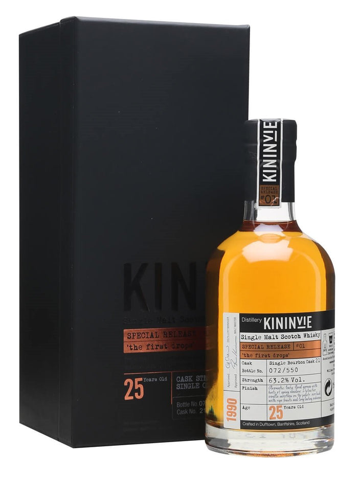 Kininvie 25 Year Old (D.1990) 'The First Drops' Special Release #1 Scotch Whisky | 350ML