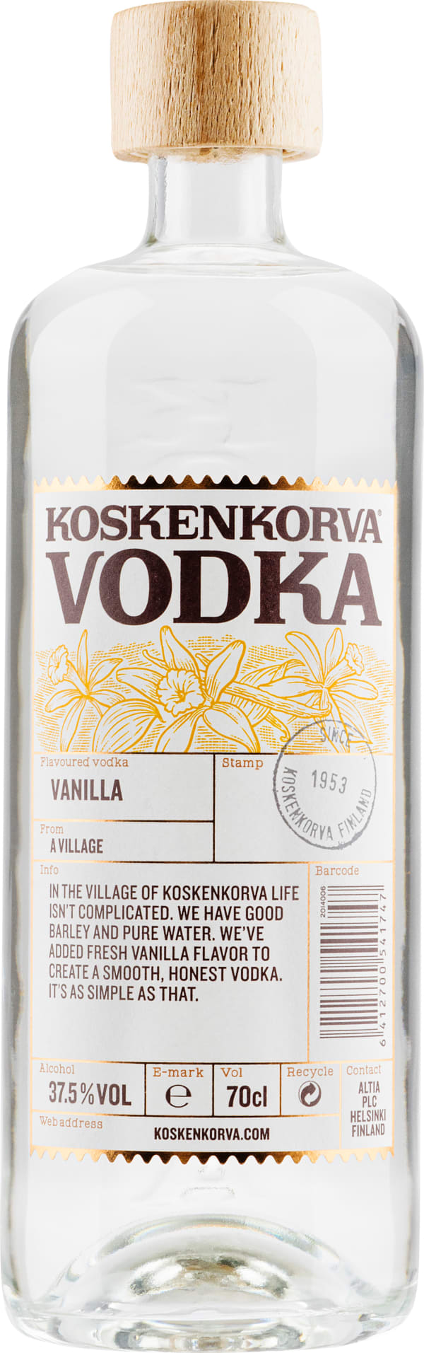 Koskenkorva Vanilla Vodka | 700ML
