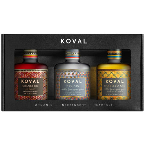 Koval Gin Trio Gift Pack