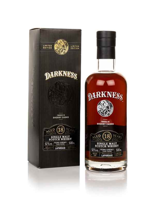 Darkness Laphroaig 18 Year Old Pedro Ximénez Cask Finish Scotch Whisky | 500ML