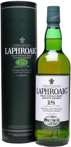 Laphroaig 18 Year Old Single Malt Scotch Whisky - CaskCartel.com