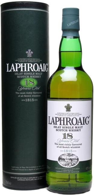 Laphroaig 18 Year Old Single Malt Scotch Whisky