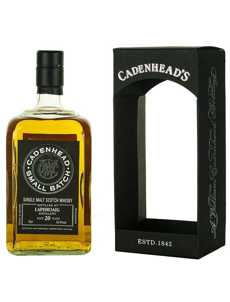 Cadenhead's Laphroaig 1998-2018 20 Year Old Small Batch Single Malt Scotch Whisky  | 700ML at CaskCartel.com