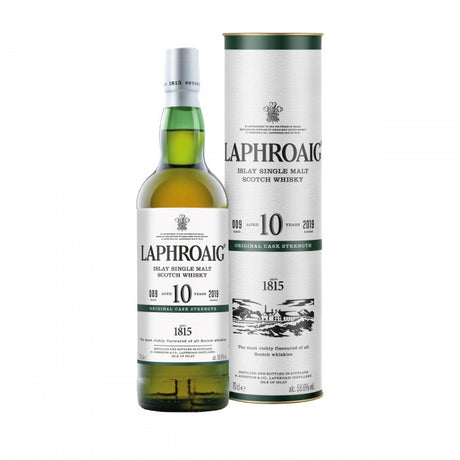 Laphroaig 10 Year Old Cask Strength Batch 009 Islay Single Malt Scotch Whisky - CaskCartel.com