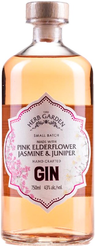 The Herb Garden Pink Elderflower & Jasmine Gin at CaskCartel.com