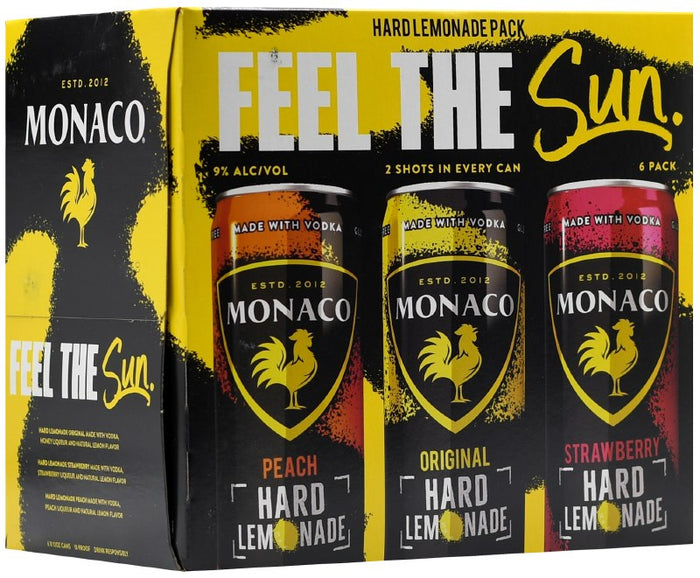 Monaco Hard Lemonade Variety Pack Cocktail | 6x355ML