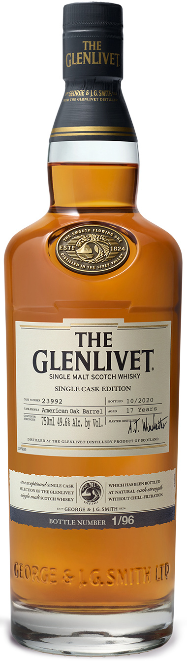 Glenlivet 17 Year Old American Oak Single Cask # 23992 Illinois Exclusive 2021 Scotch Whisky at CaskCartel.com