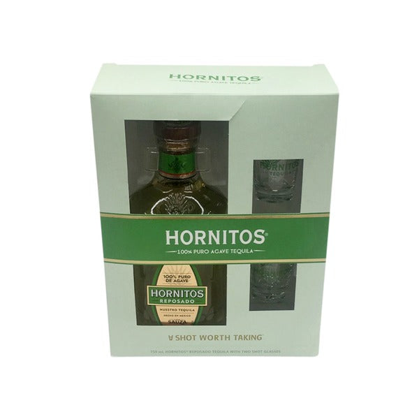 Sauza Hornitos Reposado Tequila W/2 Shot Glass