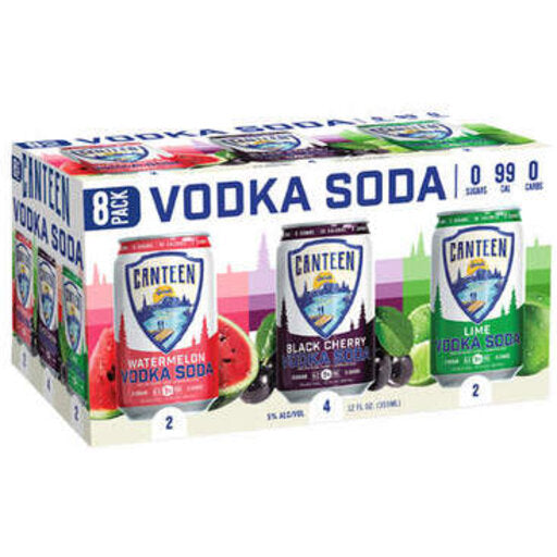 Canteen Classic Vodka Soda Variety Cocktail | 8x355ML