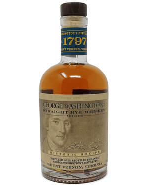 George Washington Historic Recepie Premimum Straight Rye Whiskey - CaskCartel.com