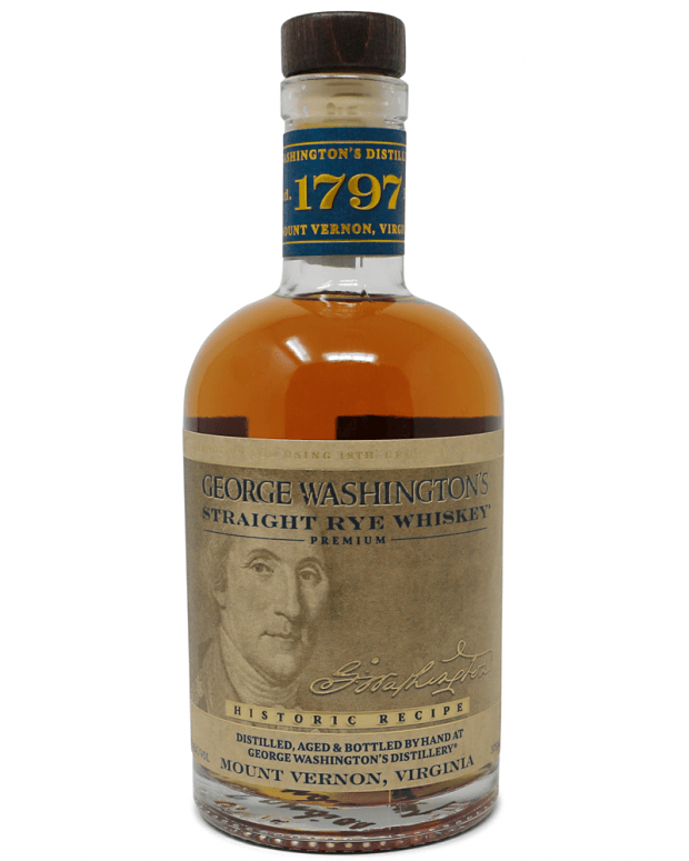 George Washington Historic Recepie Premimum Straight Rye Whiskey