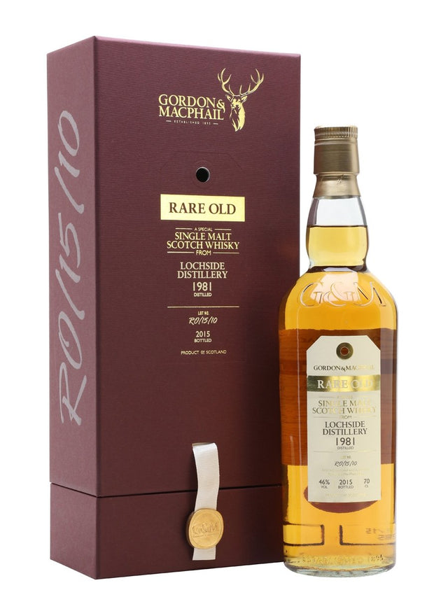 Lochside 1981 33 Year Old Rare Old Gordon & Macphail Highland Single Malt Scotch Whisky | 700ML at CaskCartel.com