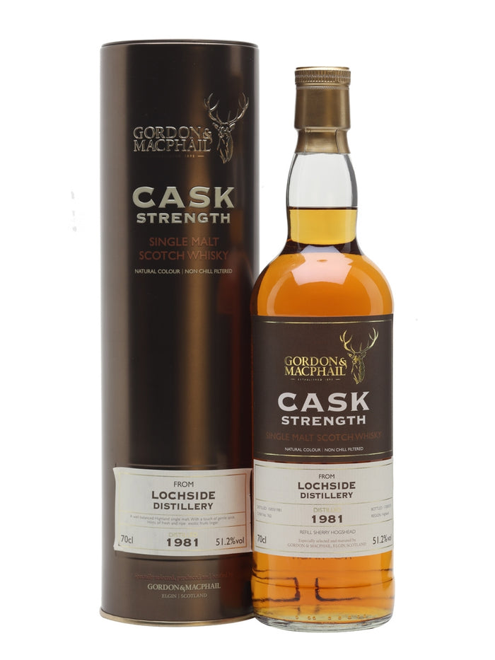 Lochside 1981 Bot.2010 Cask Strength Gordon & MacPhail Highland Single Malt Scotch Whisky | 700ML