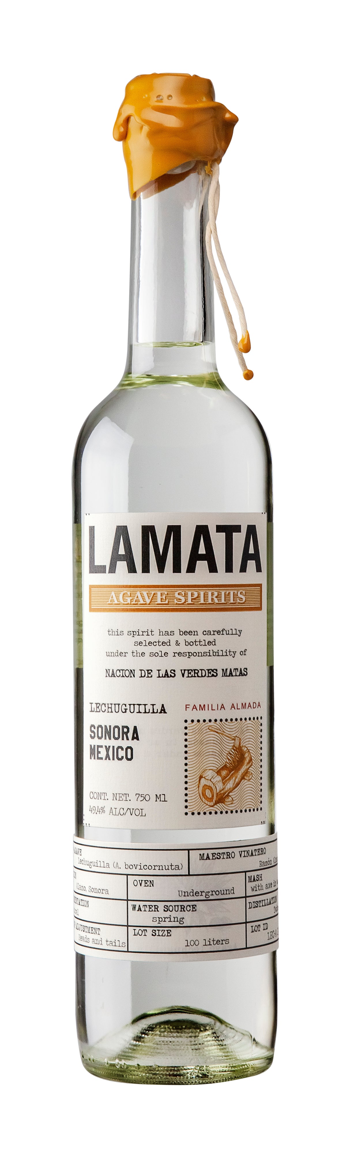 Lamata Lechuguilla Familia Almada Agave Spirit at CaskCartel.com