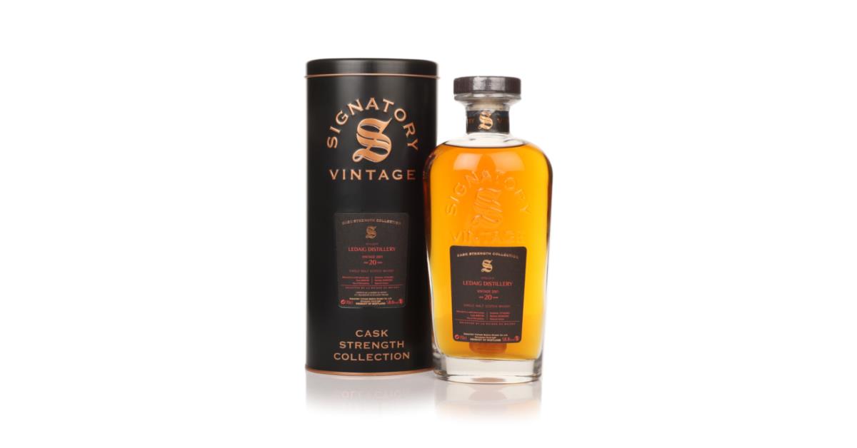 Ledaig 20 Year Old 2001 (cask 800100) - Cask Strength Collection (Signatory) Scotch Whisky | 700ML at CaskCartel.com
