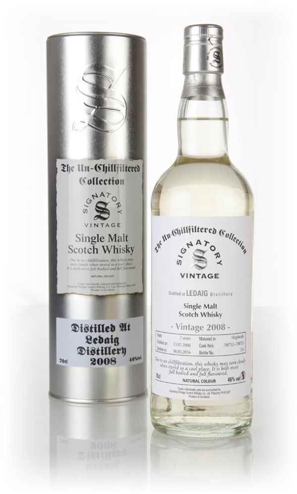 Ledaig 7 Year Old 2008 (casks 700752 & 700753) - Un-Chillfiltered Collection (Signatory) Scotch Whisky | 700ML at CaskCartel.com