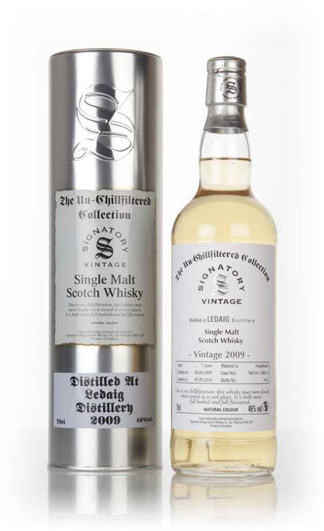 Ledaig 7 Year Old 2009 (casks 700310 & 700311) - Un-Chillfiltered Collection (Signatory) Scotch Whisky | 700ML at CaskCartel.com