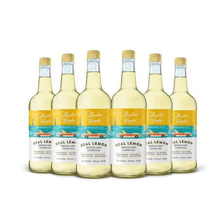 Saltwater Woody Real Lemon American Lemon Flavored Rum (6) Bottle Bundle at CaskCartel.com