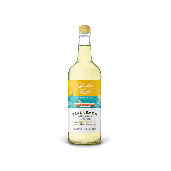 Saltwater Woody Real Lemon American Lemon Flavored Rum