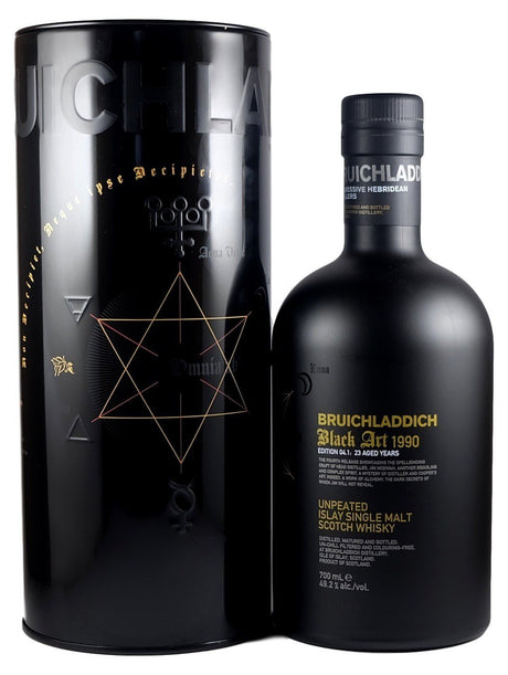 Bruichladdich 23 Year Old 1990 Black Art 4th Edition Unpeated Single Malt Scotch Whisky - CaskCartel.com