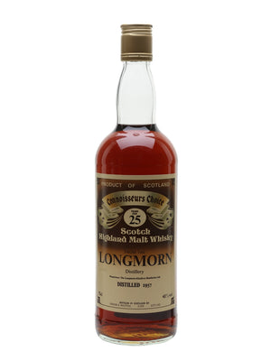 Longmorn 1957 25 Year Old Connoisseurs Choice Speyside Single Malt Scotch Whisky | 700ML at CaskCartel.com