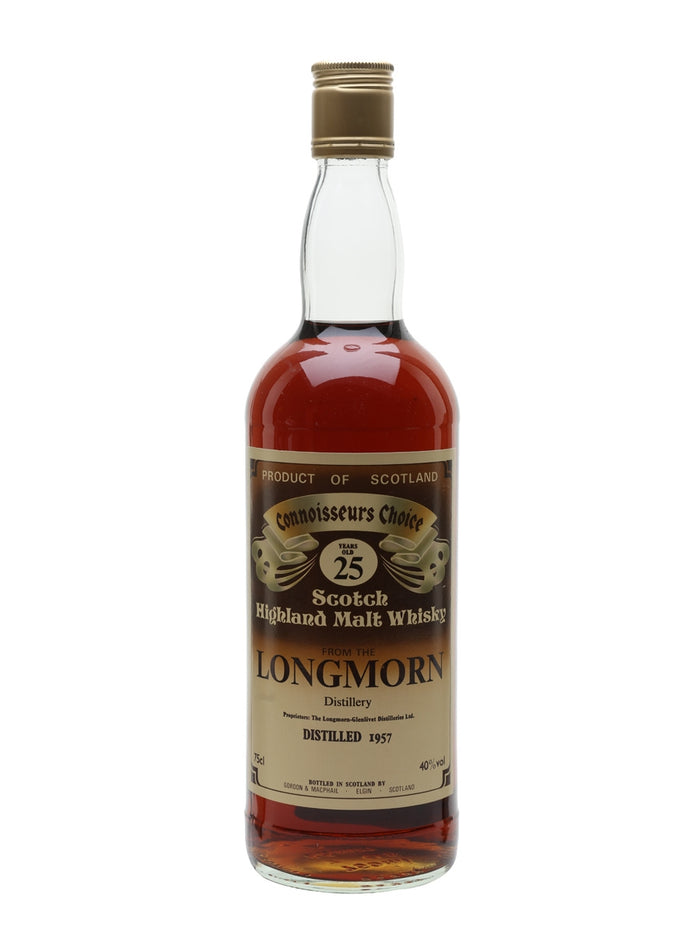 Longmorn 1957 25 Year Old Connoisseurs Choice Speyside Single Malt Scotch Whisky