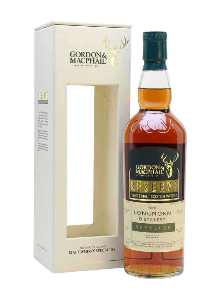 Longmorn 1968 43 Year Old Van Wees Gordon & MacPhail Speyside Single Malt Scotch Whisky | 700ML