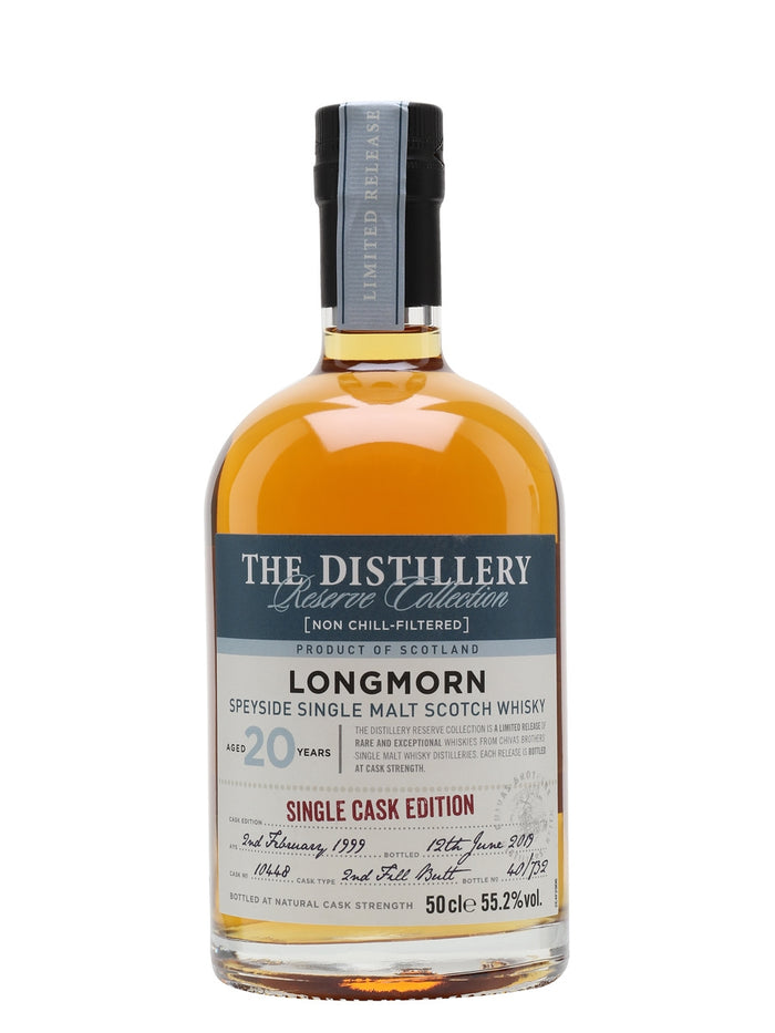 Longmorn 1999 20 Year Old Distillery Edition Speyside Single Malt Scotch Whisky | 500ML